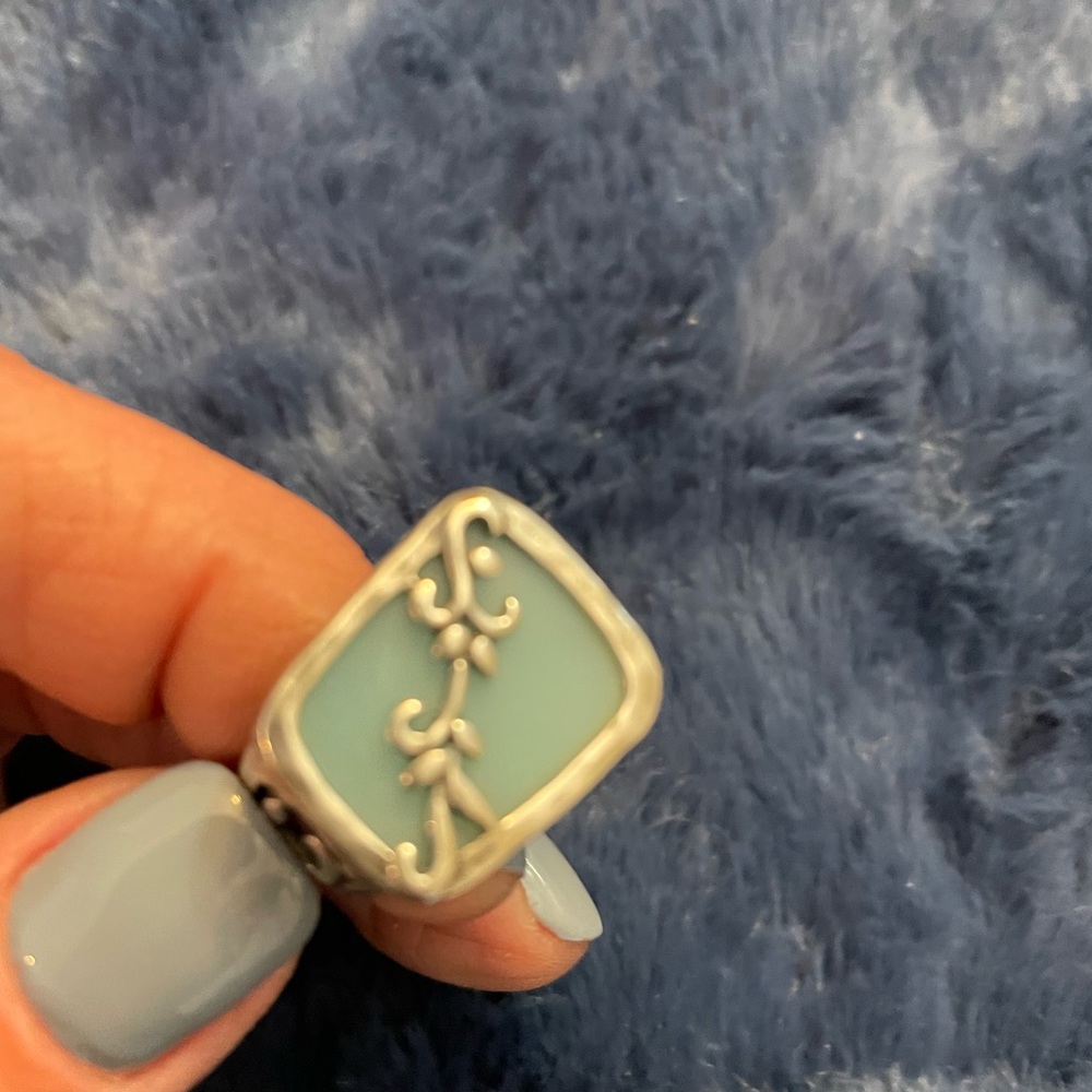 Silpada .925 Sterling silver and Larimar Ring